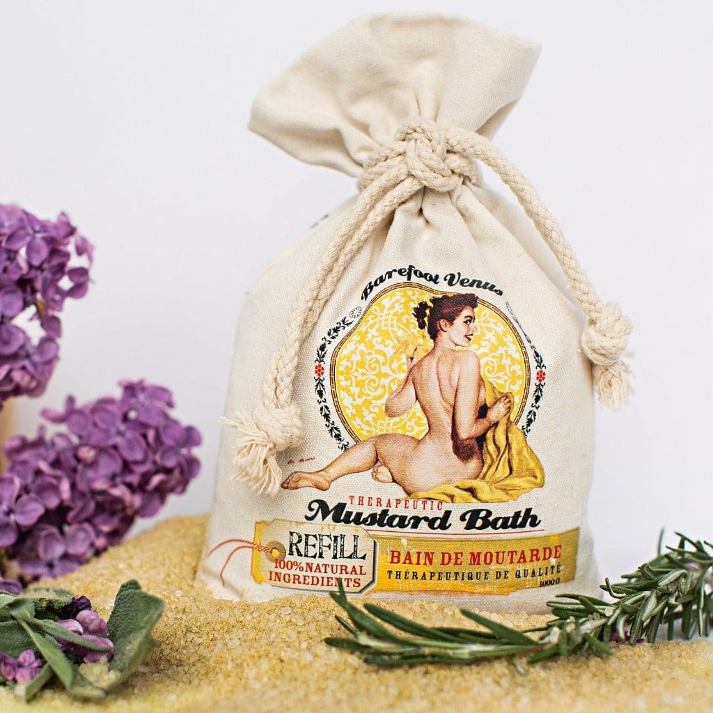 Barefoot Venus Mustard Bath refill bag