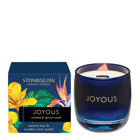 Stoneglow Joyous Verbena & Spiced Woods Scented Candle