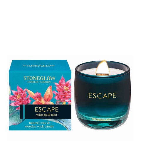 Stoneglow Escape White Tea & Mint Scented Candle