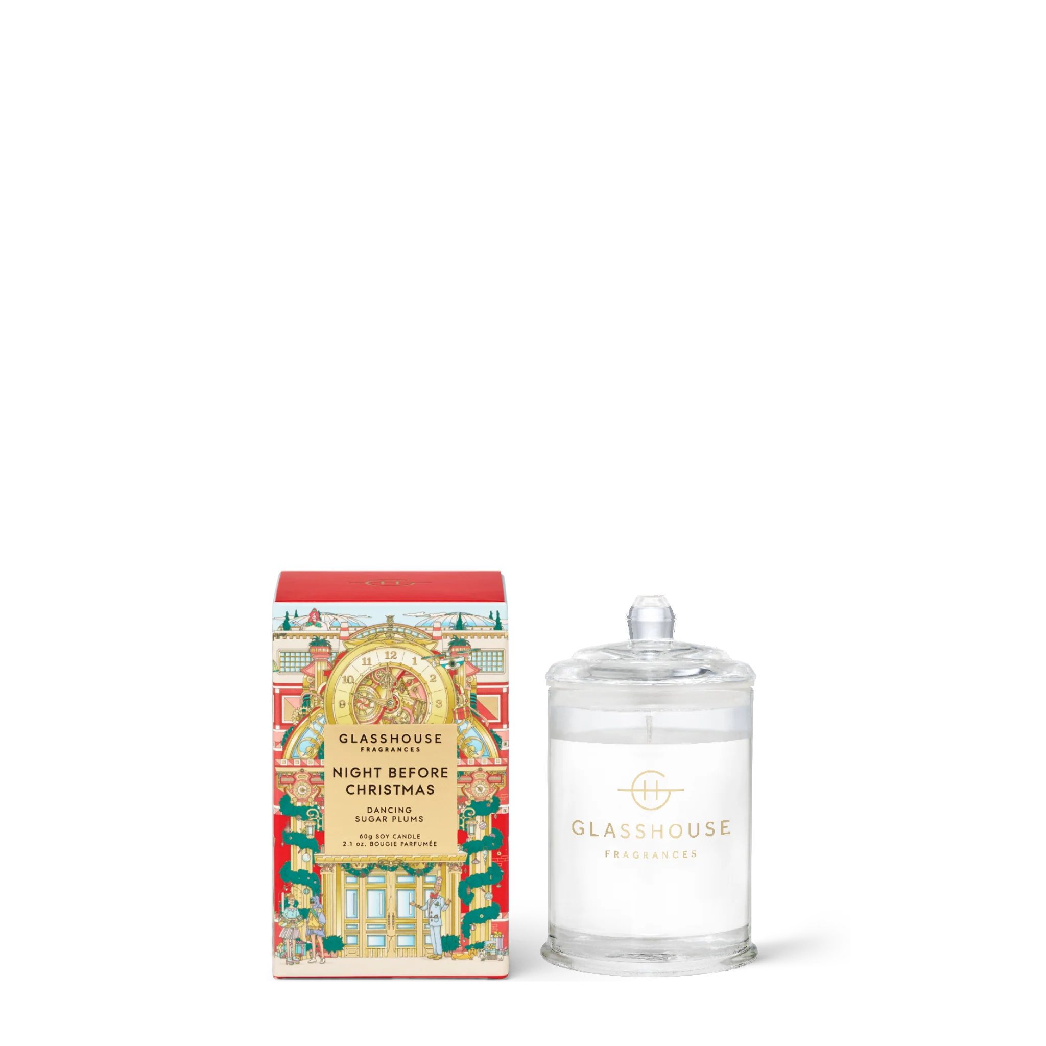 Glasshouse Night Before Christmas Candle 2.11oz