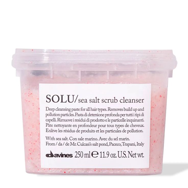Davines Solu Sea Salt Scrub Cleanser