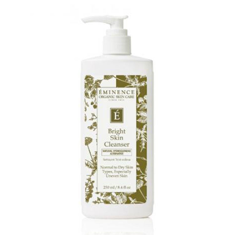 eminence bright skin cleanser organic skincare pigmentation antiaging hydration cleansing