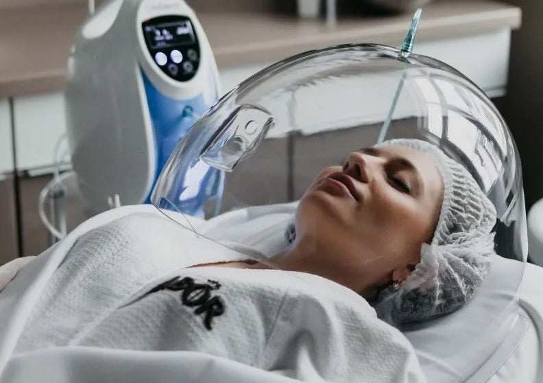 Unveiling Radiance: The Oxygen Glass Skin Facial with O2derm Machine
