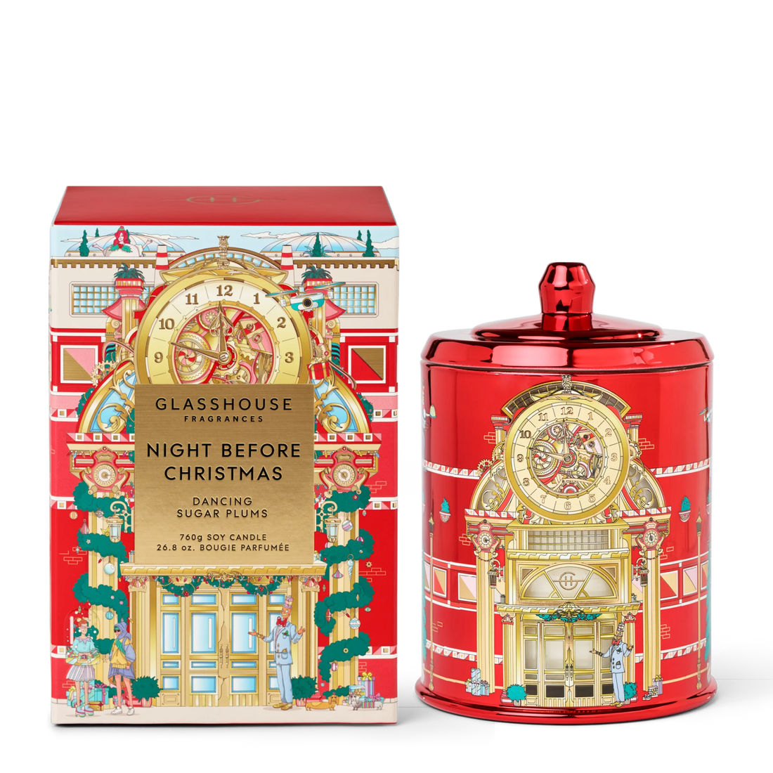 Glasshouse Night Before Christmas Candle 26.80oz