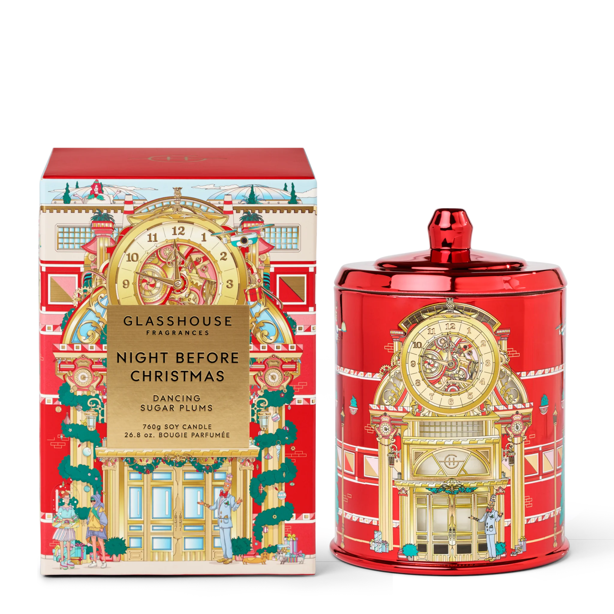 Glasshouse Night Before Christmas Candle 26.80oz