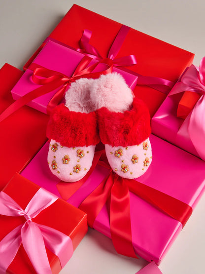 Shiraleah Gingerbread Man Slippers