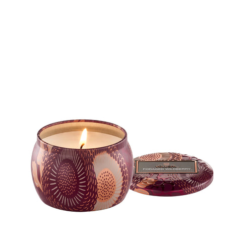 Voluspa Foraged Wildberry Mini Tin Candle