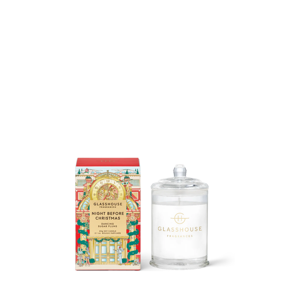 Glasshouse Night Before Christmas Candle 2.11oz