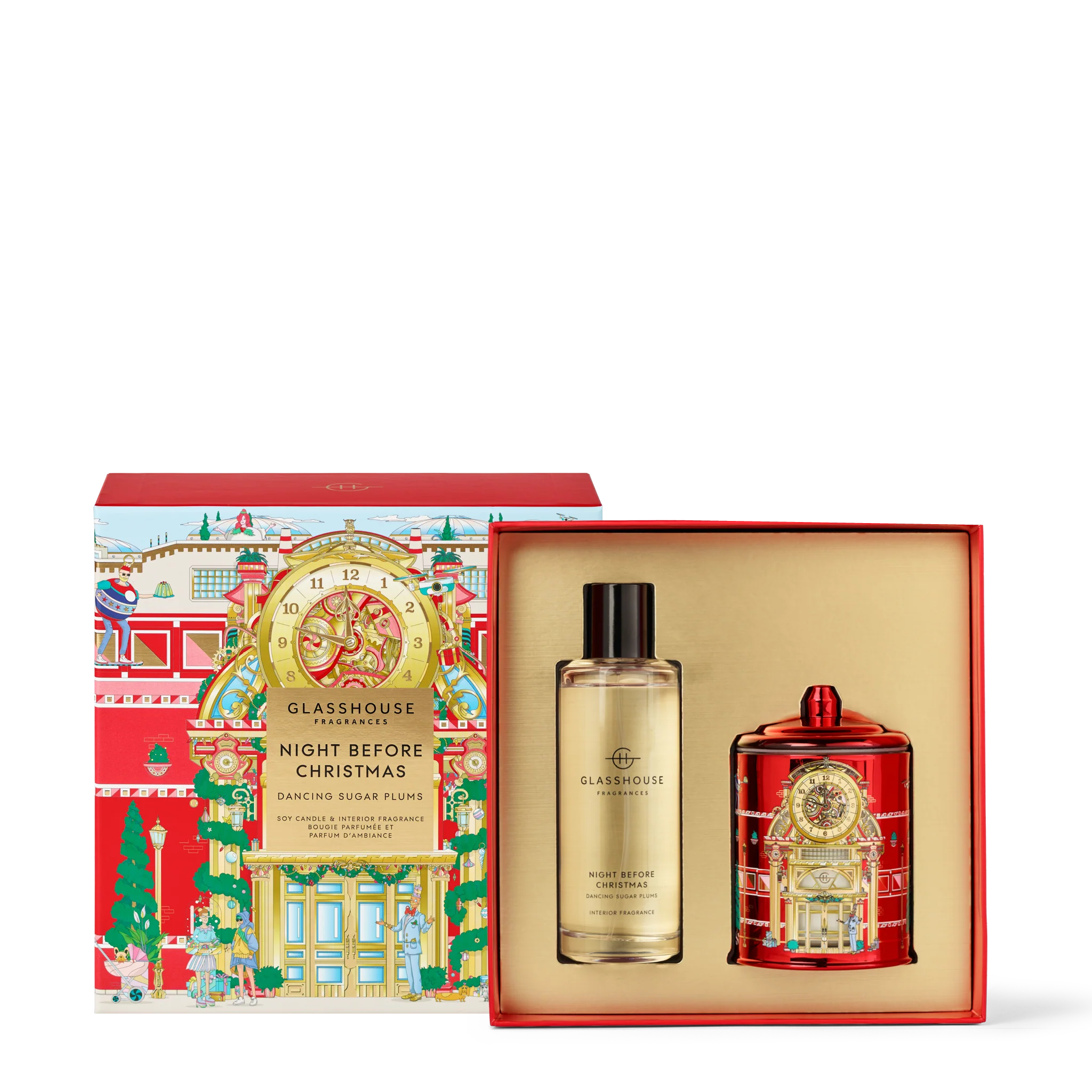 Glasshouse Night Before Christmas Candle &amp; Interior Fragrance 7.05oz