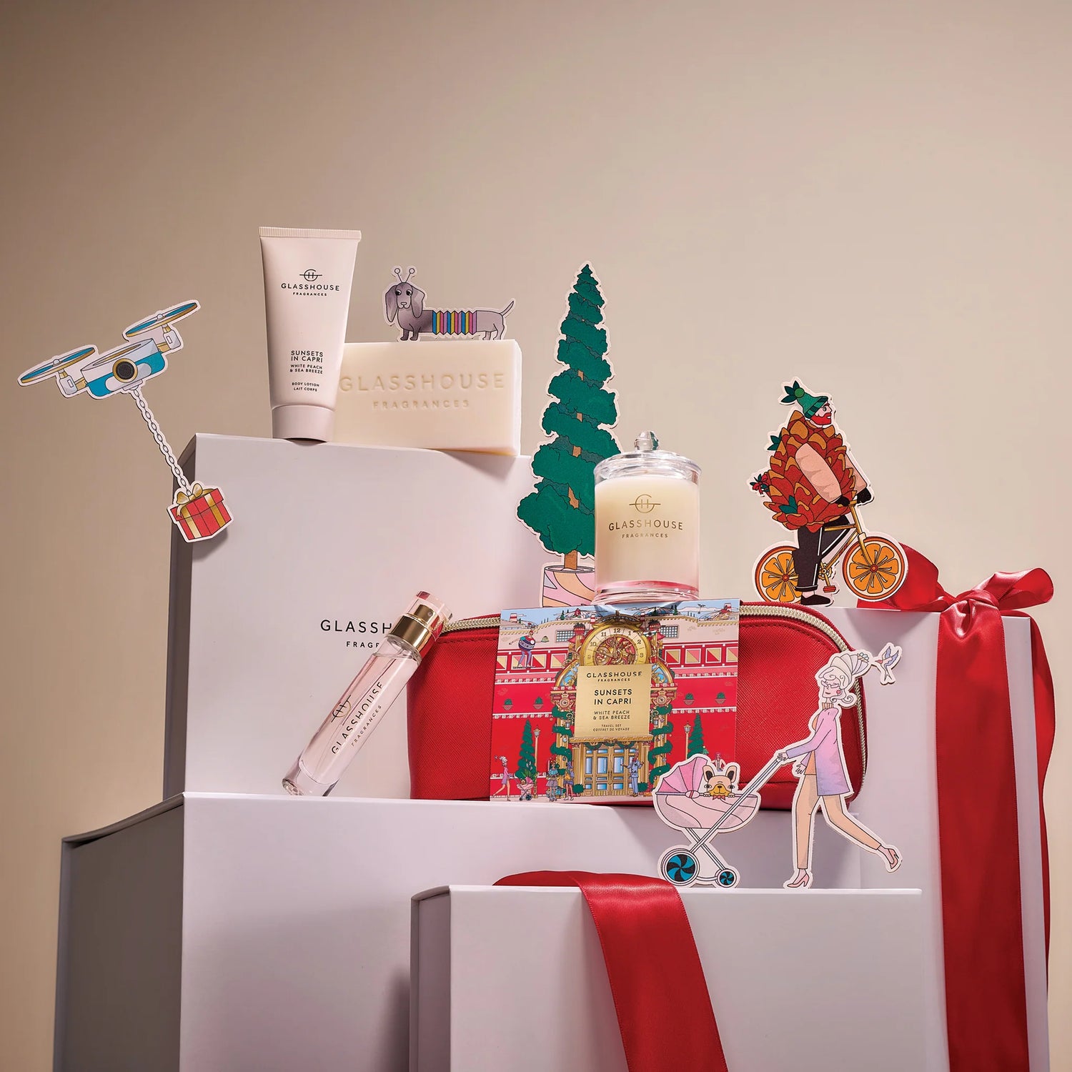 Glasshouse Sunsets in Capri Candle &amp; Body 2.11oz