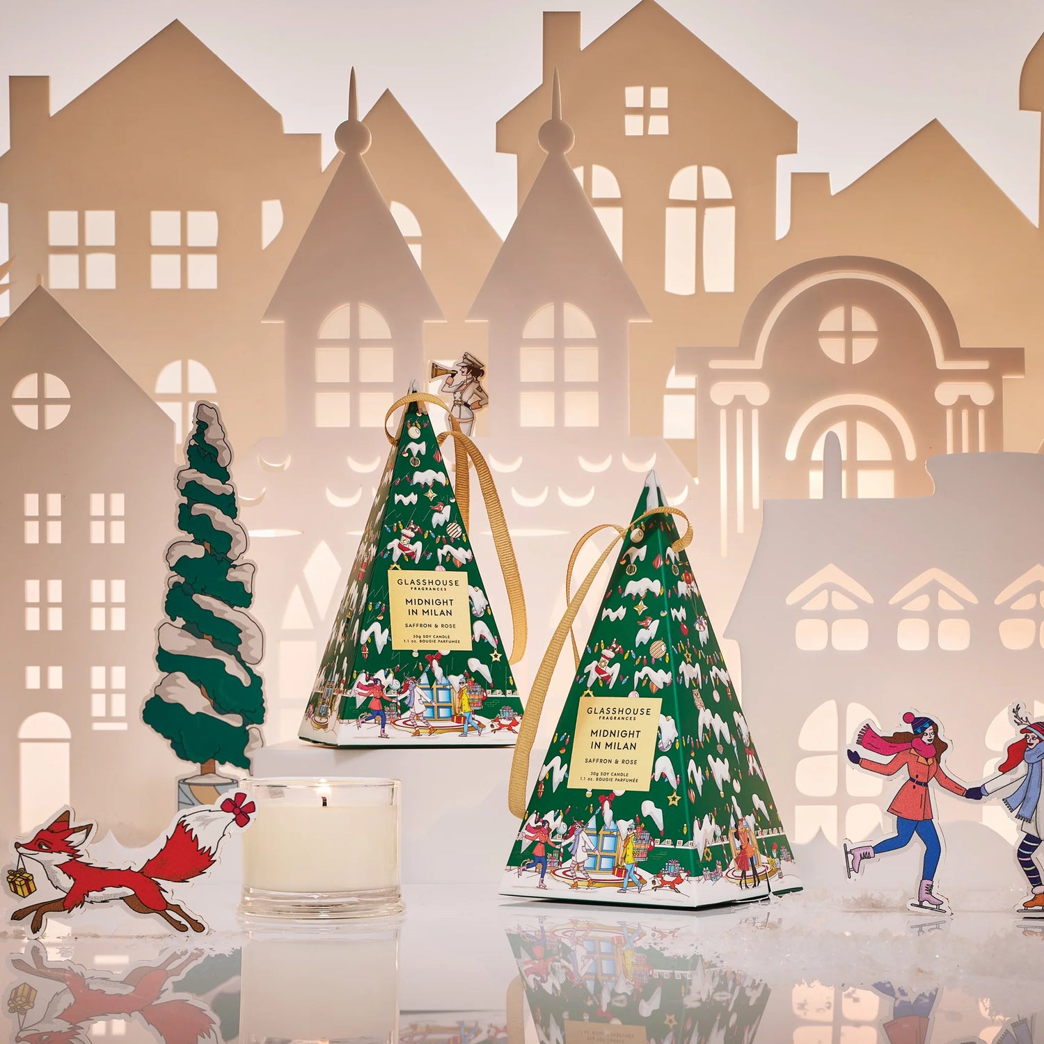 Glasshouse Christmas Midnight in Milan Candle