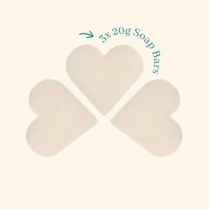 English Soap Co. Under the Mistletoe Heart Guest Soap