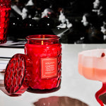 Voluspa Cherry Gloss Glass Jar Candle