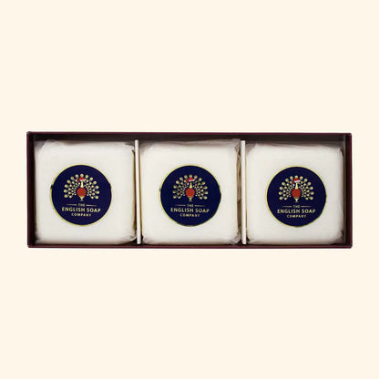 English Soap Co. Christmas Wreath Triple Soap Gift Box