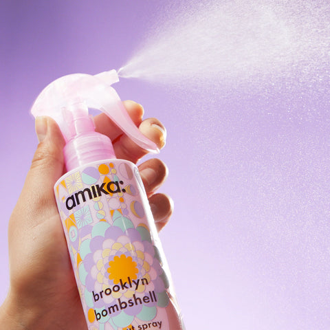 Amika Brooklyn Bombshell blowout + blow dry spray