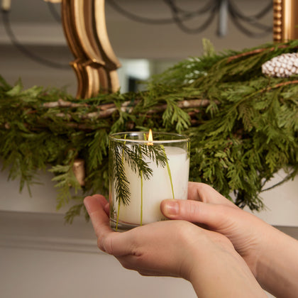 Thymes Frasier Fir Poured Pine Needle Candle