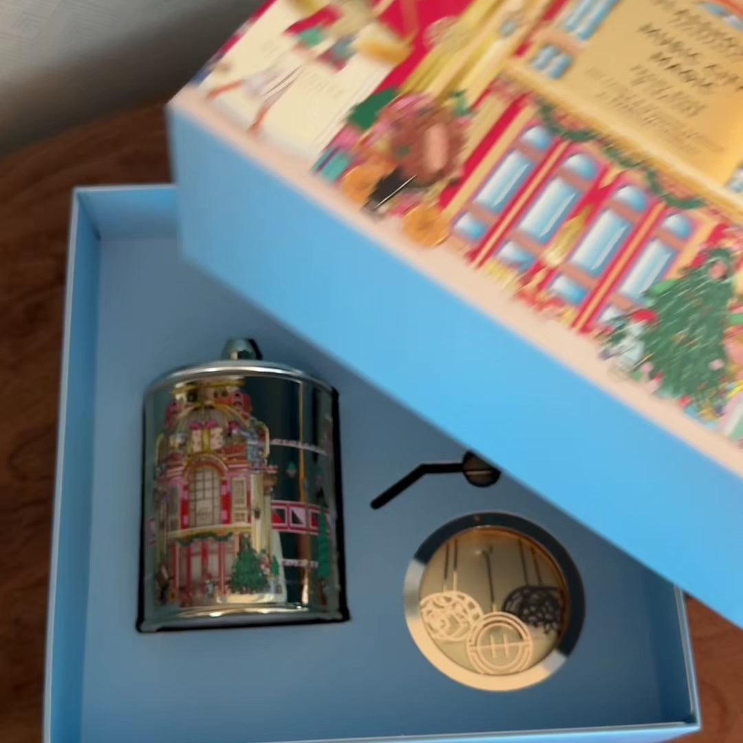 Glasshouse Candle With Spinning Carousel Gift Set