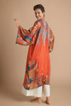 Powder Design Silk Kimono