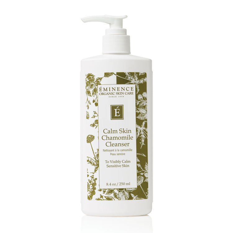 calm skin chamomile cleanser eminence organic skincare calming moisturize 