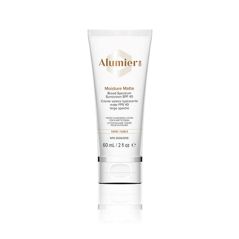 AlumierMD Moisture Matte Broad Spectrum SPF 40 (Amber) - See link to purchase