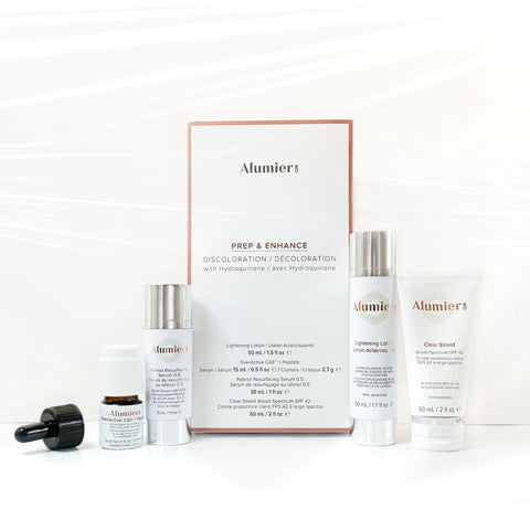 AlumierMD Prep & Enhance Discoloration Set 2% Hydroquinone - See link to purchase