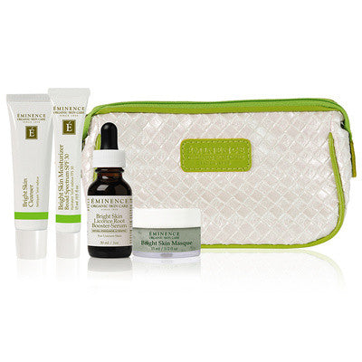  organic Bright Skin Starter Kit Eminence Licorice hydrate even skintone pigmentation antiaging 