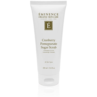 Cranberry Pomegranate Sugar Scrub organic skincare exfoliation