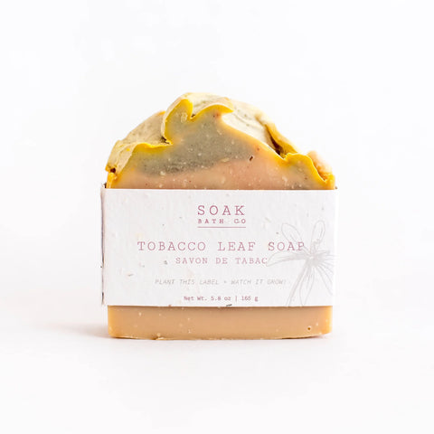 Soak Bath Co. Tobacco Leaf Soap Bar